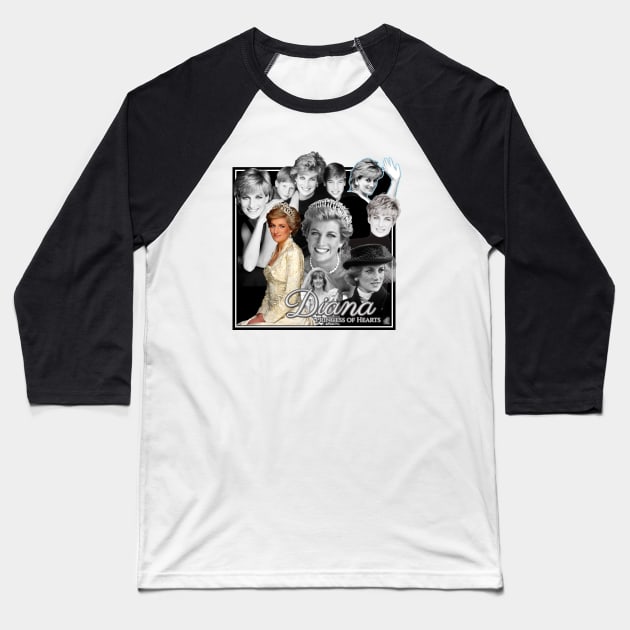 Diana Forever Baseball T-Shirt by David Hurd Designs
